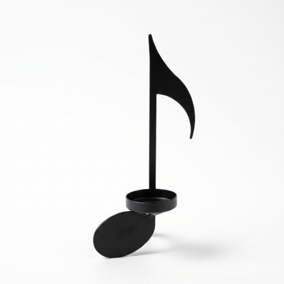 Musical Note Wall Mounted Iron Candle Holder